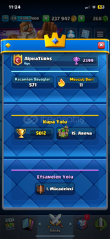 5000 KUPA 98 KART TOXİC EMOJİLER 2 YILLIK HESAP