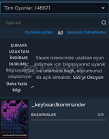 5000 OYUNLU STEAM HESABI