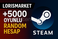 +5000 OYUNLU [ULTRA+++] STEAM HESABI