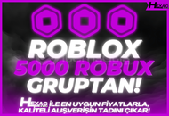 ⭐️5000 ROBUX |✅GRUPTAN BEKLEMESİZ GÖNDERİM!