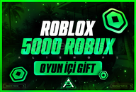 ⚡5000 ROBUX |✅İSTEDİĞİNİZ OYUNDAN GAMEPASS GİFT