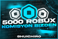 ⭐️ (7150) 5000 ROBUX KOMISYON BIZDEN