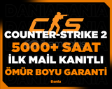 ☢️5000+ SAAT CS2 | STEAM HESABI | İLK MAİL