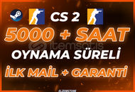 ⭐5000+ SAAT CS2 STEAM HESAP⭐ +İLK MAİL❤️