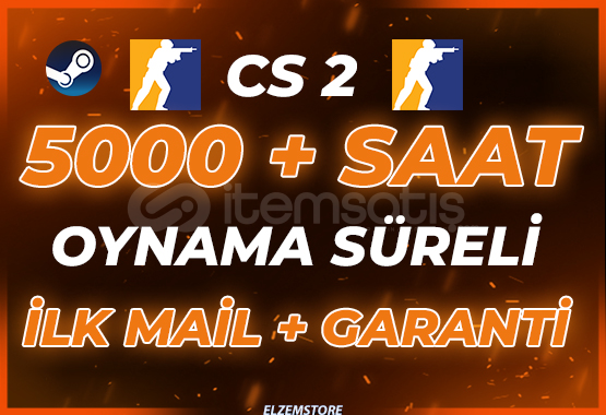 ⭐5000+ SAAT CS2 STEAM HESAP⭐ +İLK MAİL❤️ ⭐5000+ SAAT CS2 STEAM HESAP⭐ +İLK MAİL❤️