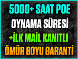 ⭐️5000+ SAAT PATH OF EXİLE❤️+İLK MAİL❤️