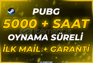 ⭐5000+ SAAT PUBG ⭐ +İLK MAİL❤️