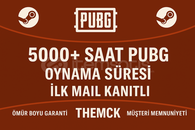 ⭐5000+ SAAT PUBG❤️+İLK MAİL KANITLI❤️