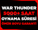 ☢️5000+ SAAT WAR THUNDER STEAM☢️GARANTİ