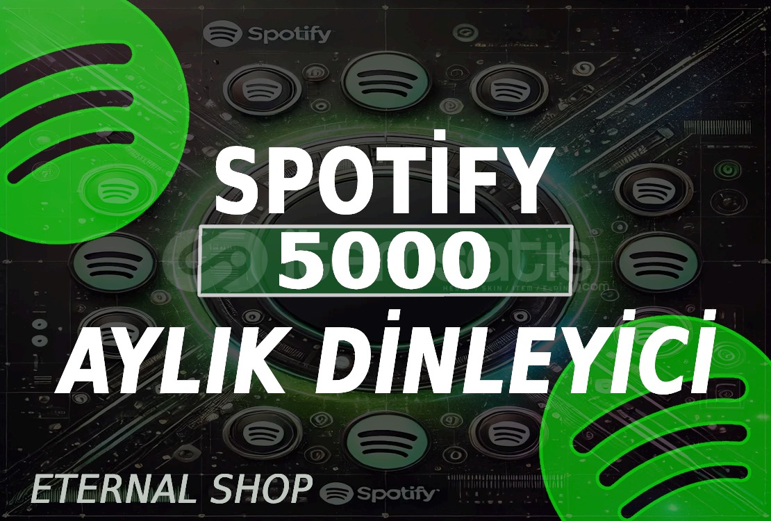 5000 Spotify Aylık Dinleyici 5000 Spotify Aylık Dinleyici