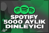 5000 Spotify Aylık Dinleyici
