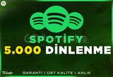 5.000 Spotify Dinlenme | Garanti | #1