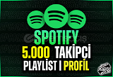 5000 Spotify Takipçi | Playlist/Profil