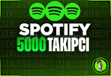 ⚡ 5000 Spotify Takipçi | Playlist/Profil