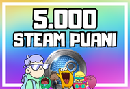 ⭐️ 5.000 STEAM PUANI + GARANTİ ⭐️