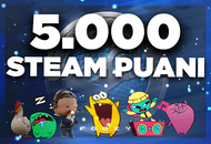 ⭐️ 5.000 STEAM PUANI + GARANTİ ⭐️
