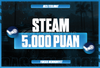 ⭐ 5.000 STEAM PUANI + GARANTİ ⭐