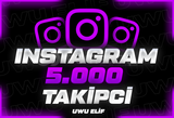 5000 Takipçi + Garanti İNSTAGRAM