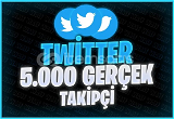 Twitter 5.000 Takipçi - Hızlı ve Güvenilir!