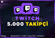 5.000 Takipçi Twitch | Garanti | #1