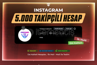 5.000 Takipçili Hesap | Üst Kaliteli - İlk Mail