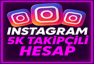 5.000 TAKİPÇİLİ İNSTAGRAM HESABI [ GARANTİLİ ]