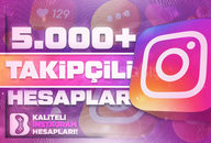✨5.000 TAKİPÇİLİ INSTAGRAM HESAP