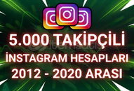 5000+ Takipçili İnstagram Hesap OTO Teslimat