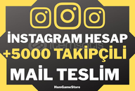 ⭐+5000 TAKİPÇİLİ - İNSTAGRAM HESAP⭐MAİLLİ⭐
