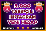 ⚡️5.000 Takipçili Instagram Yeni Hesap⚡️