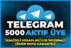 ⭐[GARANTİLİ] 5000 TELEGRAM GERÇEK AKTİF ÜYE⭐