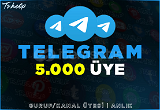 5.000 TELEGRAM GERÇEK ÜYE | GARANTİ | ANLIK