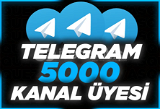 5000 TELEGRAM KANAL ÜYESİ (GARANTİLİ)