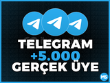 +5.000 Telegram Üye + Garanti