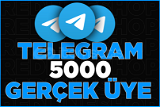 5000 Telegram Üye | Garantili