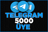 5000 Telegram Üye | Hızlı