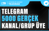 5000 Telegram Üye - HIZLI TESLİM