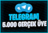 5000 Telegram Üye | KALİTELİ | Çalışan Servis