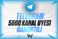 5.000 Telegram Üye YÜKSEK KALİTE