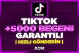 +5.000 TikTok Gerçek Beğeni | GARANTİLİ ⭐