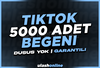 ⭐ 5000 Tiktok Gerçek Beğeni | HIZLI