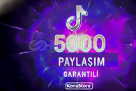 5000 TİKTOK PAYLAŞIM ( GARANTİLİ )