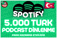 ⭐ 5.000 Türk Podcast Dinlenme - [Algorithmic] ⭐