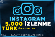 5.000 Türk Story [Tümü] İzlenme | Garanti | #1