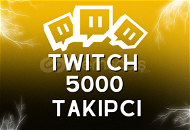 5000 TÜRK Twitch TAKİPÇİ GARANTİLİ