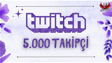 5000 Twitch TÜRK Takipçi(GARANTİLİ)