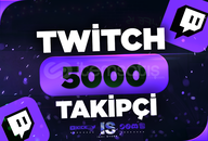 ⭐5000 Twitch Gerçek Takipçi - HIZLI BÜYÜME⭐