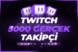 5000 Twitch Gerçek Takipçi - HIZLI BÜYÜME