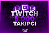 5000 Twitch Takipçi |HIZLI|KALİTELİ|