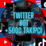 +5000 Twitter Bot Takipçi